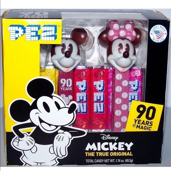 Disney S 90 Year S Of Magic Mickey Minnie Pez Collectables Pins Buttons Disney S 90 Year S Of Magic Mickey Minnie Pez Collectables Pins Buttons